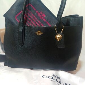 Coach NO.24418 BAILEY CARRYALL Black Tote Bag